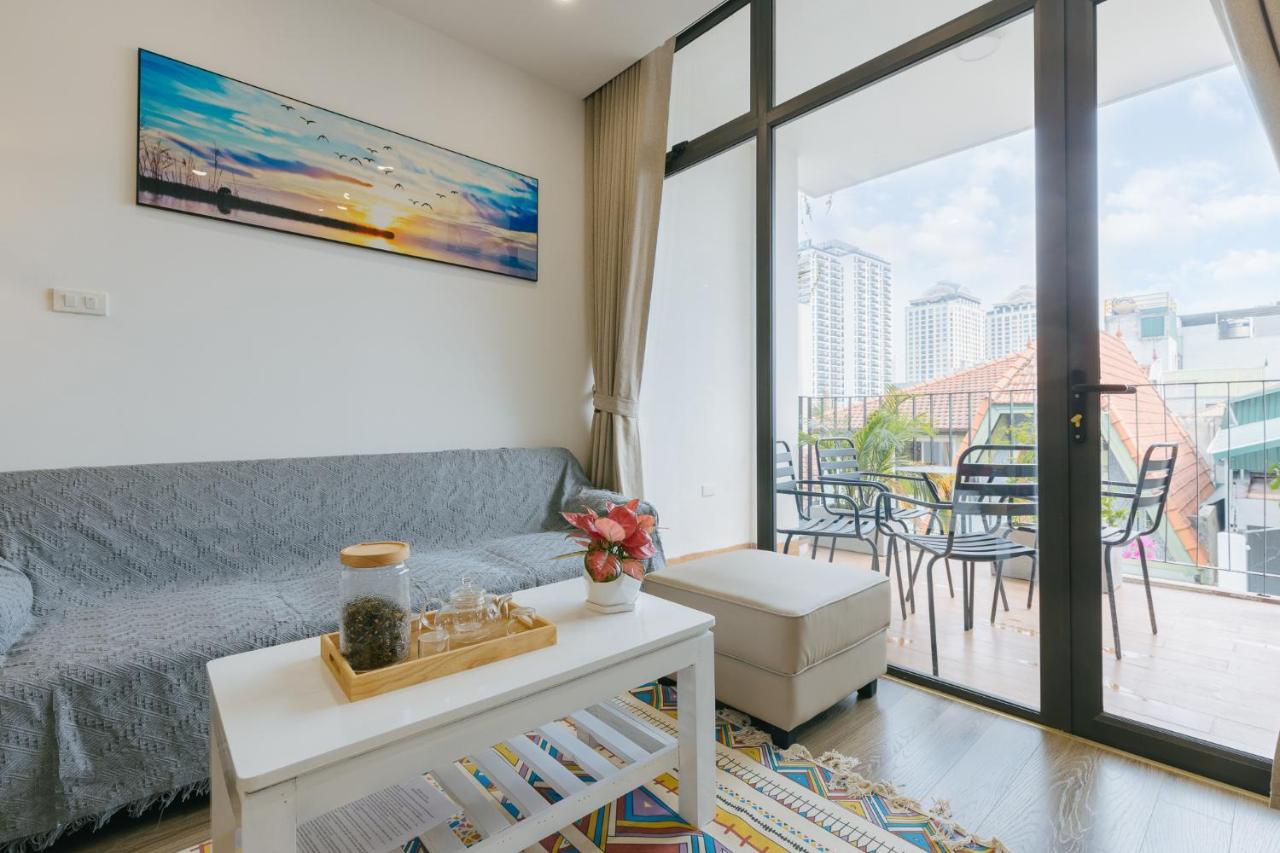 Luck Apart 9 - Hanoi Westlake Balcony Apartment Exteriör bild